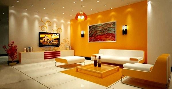 Không sử dụng gam màu cam đỏ cho người mệnh Thủy