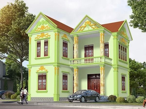 Sơn nhà màu xanh nõn chuối đem đến một sự mới mẻ và tươi sáng