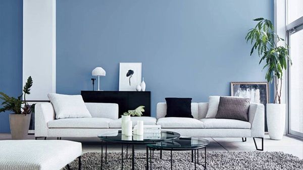 Sơn nhà màu xanh sẽ giúp mang đến không gian sống bình yên