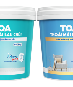 Sơn Nước Trong Nhà TOA Thoải Mái Lau Chùi - Siêu Bóng - 15L