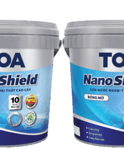 Sơn Nước Toa Ngoài Trời Cao Cấp TOA Nanoshield Bóng Mờ 15L