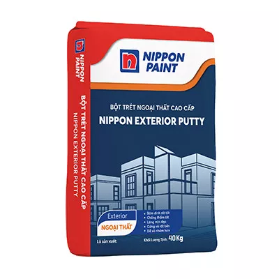 Bột Trét Ngoại Thất Nippon Ngoại Thất Cao Cấp - 40Kg