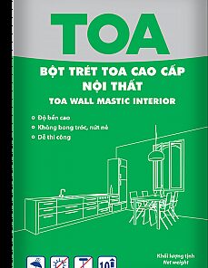 Bột Trét Toa Trong Nhà TOA Wall Mastic Int - 40Kg