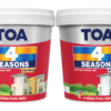 Sơn Nước Ngoài Trời TOA 4 Seasons Satin Glo Mờ 15L