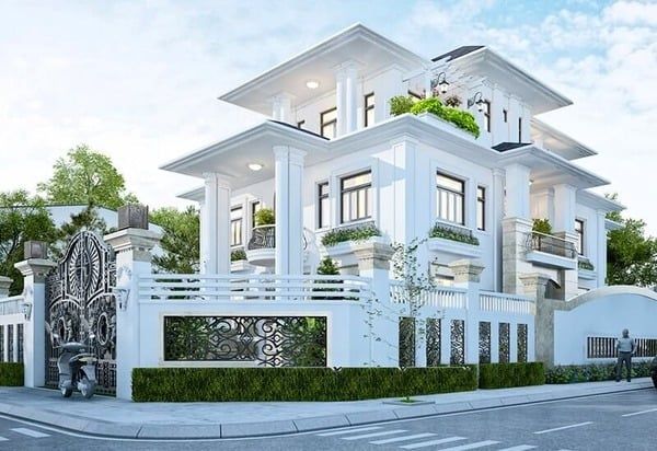 Trắng sứ có khả năng phản xạ ánh sáng rất tốt, giúp không gian trông sáng hơn