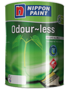 Sơn Nước Nội Thất NIPPON Odour-Less All in 1 - Bóng- 5L