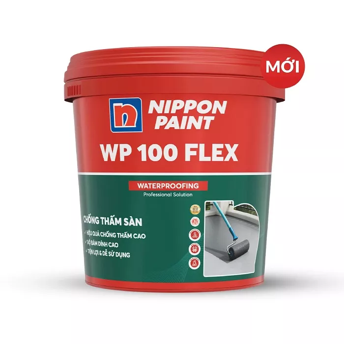 Sơn Chống Thấm Pha Xi Măng NIPPON WP-100 - 18Kg